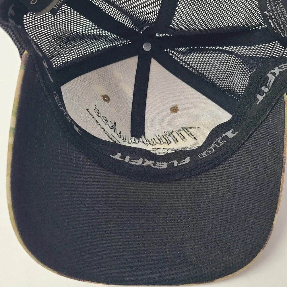 Milwaukee Tools Hat Snapback Trucker Mesh Camo Green Brown Black Casual Logo Men